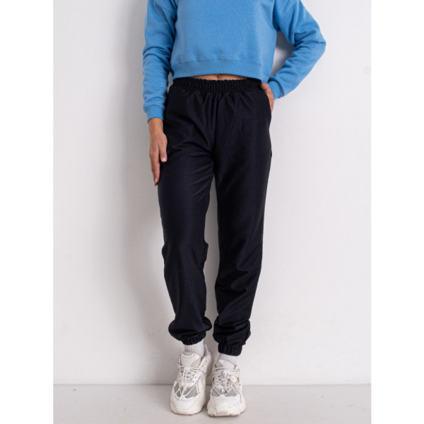 1305-2 сині жіночі спортивні штани (4 од. розміри норма: S. M. L. XL)