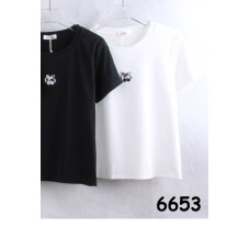 6653# мікс кольорів жіноча футболка (10 од., розміри норма: 44/46/48) видача наступного дня