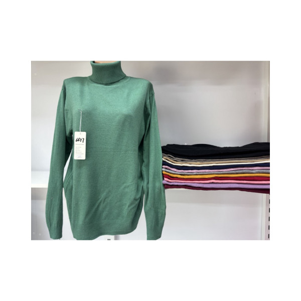 6677 * мікс квітів жіночий светр (10 од., розміри напівбатал: 52) видача наступного дня