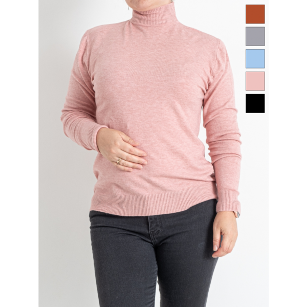 3016 * мікс кольорів жіночий теплий гольф (15 од. один універсальний розмір: 50-54) видача наступного дня