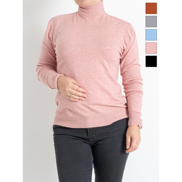 3016 * мікс кольорів жіночий теплий гольф (15 од. один універсальний розмір: 50-54) видача наступного дня