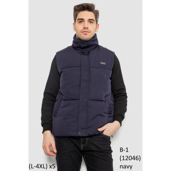 0001* вибір кольору чоловіча жилетка (5 од., розміри батал: L-4XL) видача наступного дня