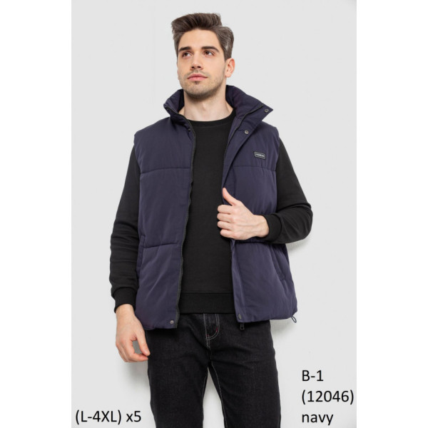 0001* вибір кольору чоловіча жилетка (5 од., розміри батал: L-4XL) видача наступного дня