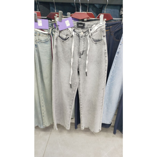 0213# сірі жіночі джинси (LDM, 6 од., розміри напівбатал: 28-33) видача наступного дня