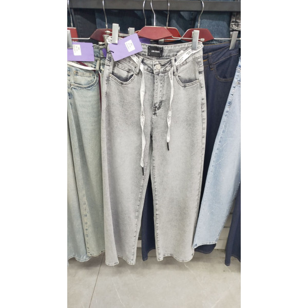 0213# сірі жіночі джинси (LDM, 6 од., розміри напівбатал: 28-33) видача наступного дня