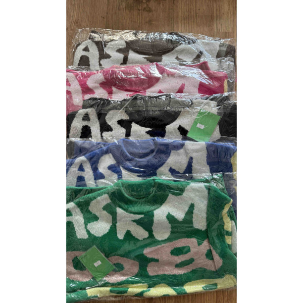 6101* мікс кольорів жіночий светр (6 од., розміри норма-напівбатал: M-XL універсальний) видача наступного дня