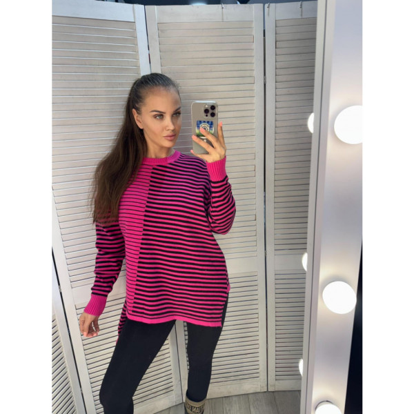 2402* мікс кольорів жіночий светр (6 од., розміри норма-напівбатал: M-XL) видача наступного дня