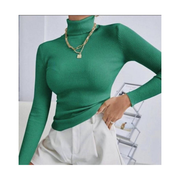 3188 * мікс кольорів жіночий гольф (тканина рубчик, 6 од. розміри норма: 44-50) видача наступного дня