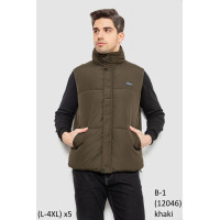 0001* вибір кольору чоловіча жилетка (5 од., розміри батал: L-4XL) видача наступного дня