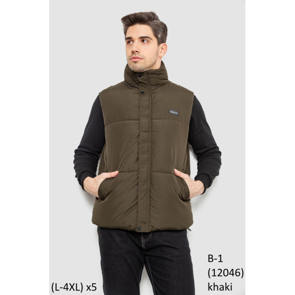 0001* вибір кольору чоловіча жилетка (5 од., розміри батал: L-4XL) видача наступного дня