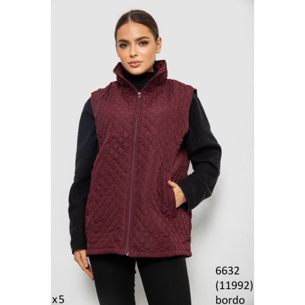 6632* вибір кольору жіноча жилетка (5 од., розміри батал: 3XL-4XL-5XL-6XL-7XL) видача наступного дня