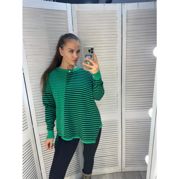 2402* мікс кольорів жіночий светр (6 од., розміри норма-напівбатал: M-XL) видача наступного дня