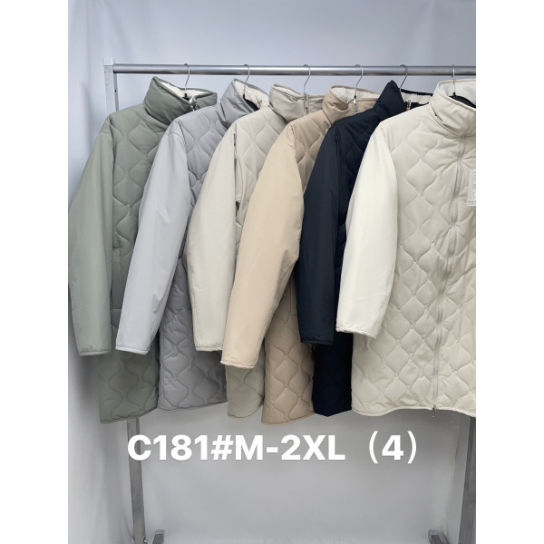 0181* вибір кольору жіноча куртка на синтепоні (4 од., розміри норма: M-2XL) видача наступного дня