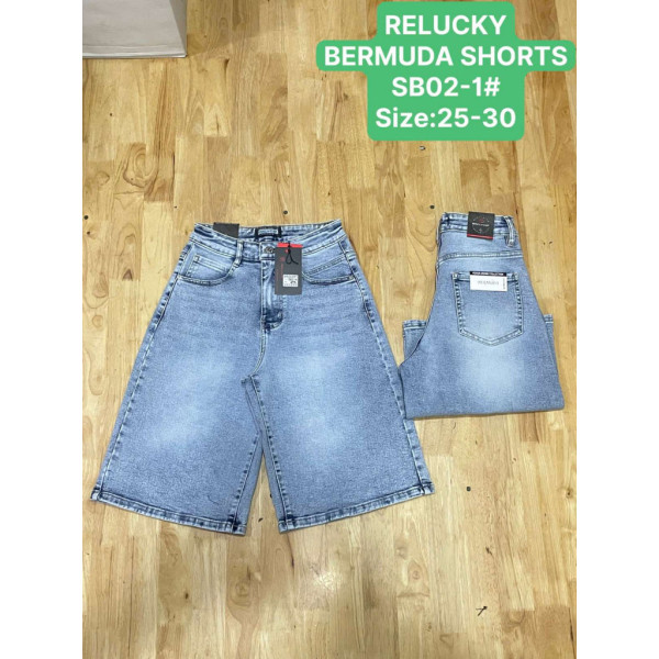 0002# голубые женские джинсовые шорты (Relucky, 6 ед, размеры норма: 25-30) выдача на следующий день Relucky