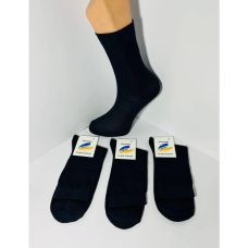 87291 темно-синие мужские носки (высокие, хлопок, 12 ед. размеры норма: 41-44) Носки