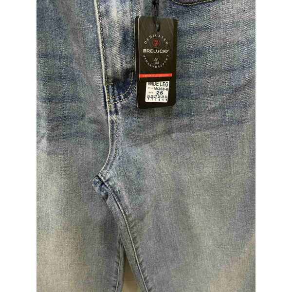 0358# синие женские джинсы (Relucky, коттон, 6 ед, размеры норма: 25-30) выдача на следующий день Relucky