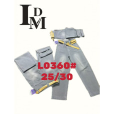 0360# серые женские джинсы (LDM, 6 ед, размеры норма: 25-30) выдача на следующий день Джинсы