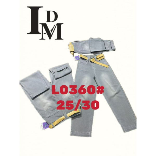 0360# серые женские джинсы (LDM, 6 ед, размеры норма: 25-30) выдача на следующий день Джинсы