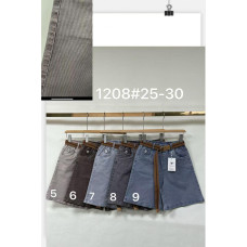 1208# выбор цвета женские джинсовые шорты (Fudeyan, 6 ед, размеры норма: 25-30) выдача на следующий день Джинсы