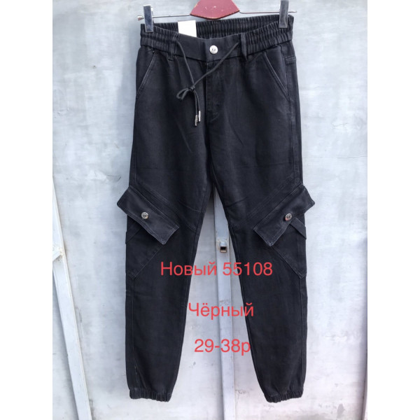 55108# черные мужские джинсы (8 ед, размеры норма: 29-38) выдача на следующий день Джинсы
