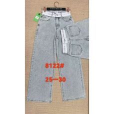 8122# серые женсике джинсы (Lanlaniee, стрейч коттон, 6 ед, размеры норма: 25-30) выдача на следующий день LANLANIEE