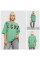 3008# выбор цвета женская футболка (4 ед, размеры батал: 4XL-5XL) выдача на следующий день Футболка