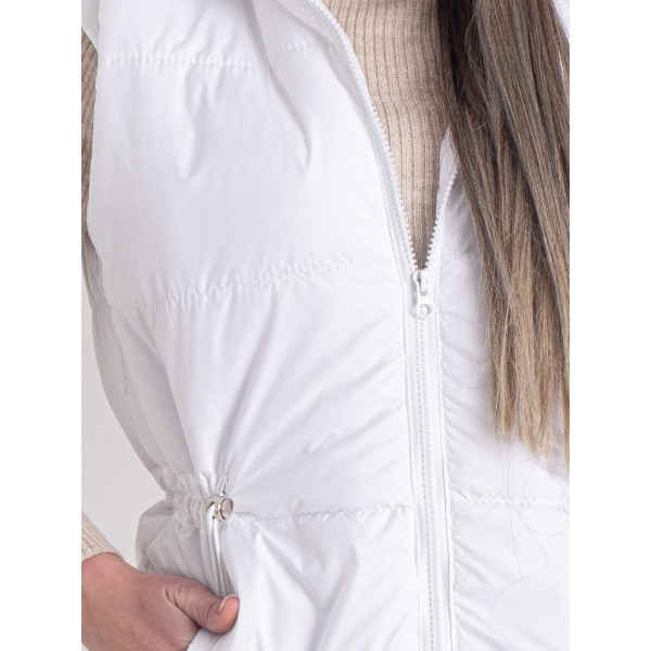 0075-102 біла жіноча жилетка (5'TH AVENUE, синтепон, 2 од. розміри норма: 42. 46) 5`th Avenue