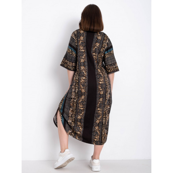 16520-71 женское платье (SARA, принт, трикотаж, 2 ед. размеры батал:54. 56) Sara