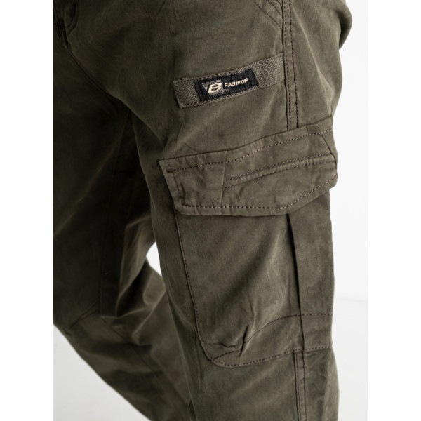 1693-13 / хаки мужские брюки карго (TICLACE, стрейчевые, 3 ед. универсальный размер норма: 29, 29, 29) Брюки карго