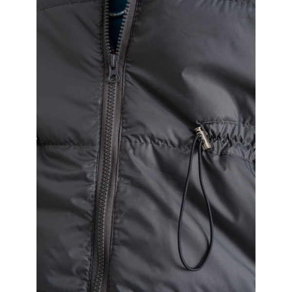 0751-6 серая женская жилетка (5'TH AVENUE, синтепон, капюшон, 3 ед. размеры полубатал: 48. 50. 52) 5`th Avenue