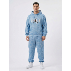 4959 голубой мужской спортивный костюм (двухнитка, с капюшоном, 5ед, размеры норма:46, 48, 50, 52, 54) выдача 09, 03, 26 Спортивный костюм
