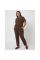 0367-91 коричневый женский костюм-двойка (футболка + штаны) (5'TH AVENUE, турецкий хлопок, 3 ед. размеры полубатал: 48. 50. 52) 5`th Avenue
