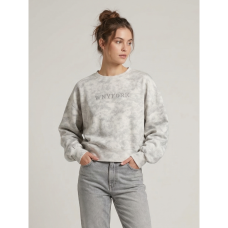 820802-3 светло-бежевый женский свитшот (двухнитка, варка, укороченая, 1 ед, универсальный размер норма : S/L) Свитшот