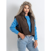 0072-9 коричнева жіноча жилетка (5'TH AVENUE, синтепон, 3 од. розміри норма: 42. 44. 46) 5`th Avenue