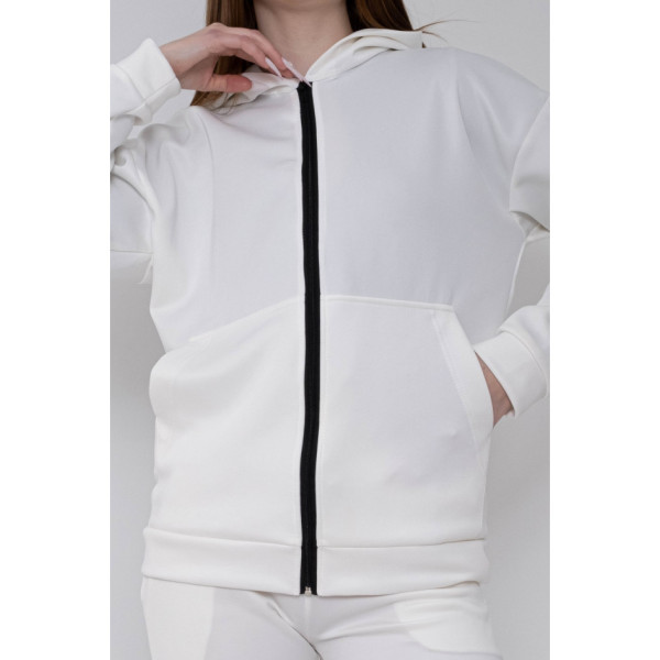 1901-10 белый женский спортивный костюм (4 ед. размеры норма: S. M. L. XL)