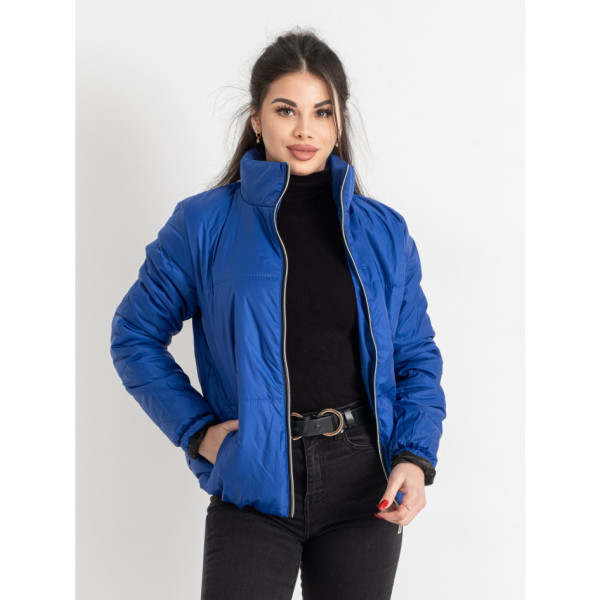 0420-22 синя жіноча куртка (5'TH AVENUE, синтепон, 3 од. розміри норма: 42. 44. 46)