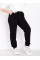 0022-1 чорні жіночі спортивні штани (5`th Avenue, турецька двонитка, 4 од. розміри напівбатал: 50.52.54.56)