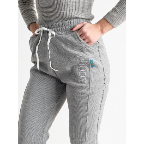 1005-6 сірі жіночі спортивні штани (фліс, 5 од. розміри на бирках: XL. 2XL. 3XL. 4XL. 5XL, відповідають M. L. XL. 2XL. 3XL) видача наступного дня