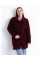90086-82 бордове жіноче драпове пальто (2 од. розміри норма: 42. 44)