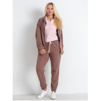 5381-16 мокко жіночий спортивний костюм (5'TH AVENUE, турецька двонитка, 4 од. розміри батал: 50. 52. 54. 56)
