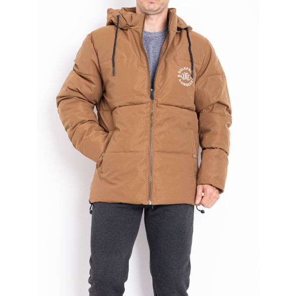 7105-4 темно-жовта чоловіча тепла куртка (6 од., розміри норма: 48. 50. 52. 54. 56. 58)