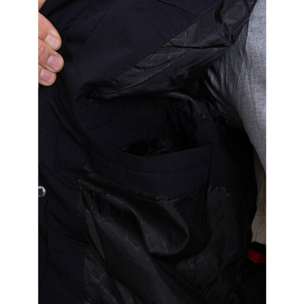 0014-2 синя чоловіча тепла куртка (5 од., розміри норма: 50. 52. 54. 56. 58)