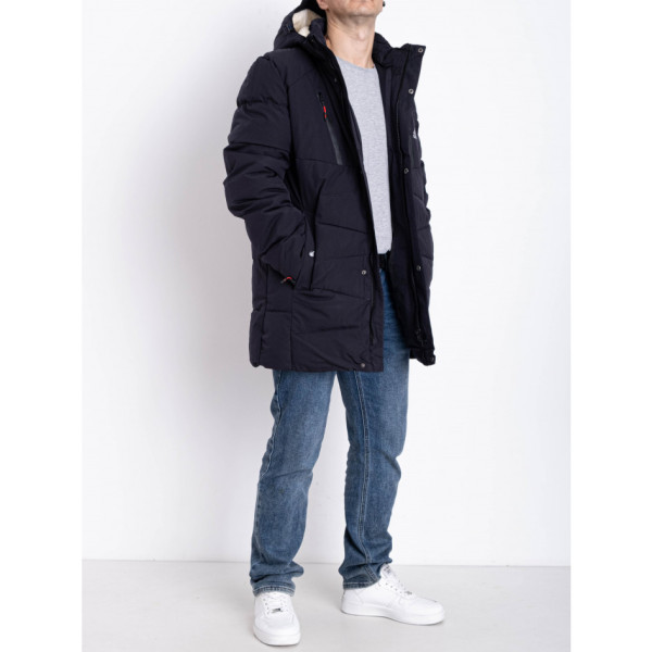 0014-2 синя чоловіча тепла куртка (5 од., розміри норма: 50. 52. 54. 56. 58)