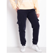 9997-2 сині жіночі спортивні штани (AOLONG. технітка на флісі, не кашлатиться, 5 од., розміри напівбатал: XL. 2XL. 3XL. 4XL. 5XL)