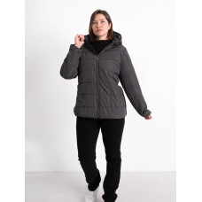 0077-6 сіра жіноча куртка (5'TH AVENUE, флісова підкладка, 3 од. розміри напівбатал: 48. 50. 52)