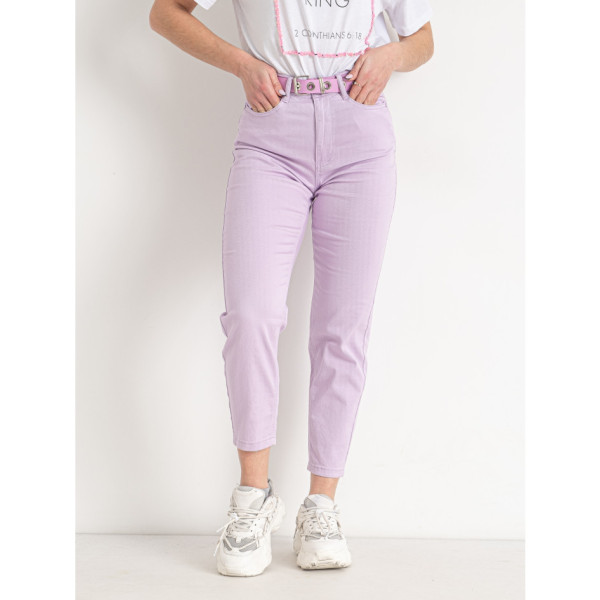 0663-3 бузковий жіночий мом (VANVER, стрейчевий, 6 од. розміри норма: 25. 26. 27. 28. 29. 30)