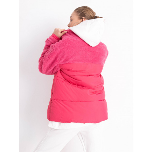 7060-5 рожева жіноча зимова куртка (синтепон, 5 од. розміри норма: S. M. L. XL. 2XL)