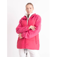 7060-5 рожева жіноча зимова куртка (синтепон, 5 од. розміри норма: S. M. L. XL. 2XL)