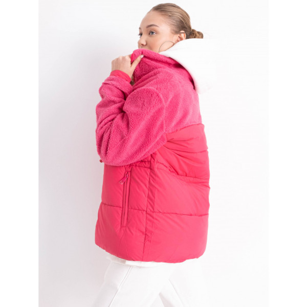 7060-5 рожева жіноча зимова куртка (синтепон, 5 од. розміри норма: S. M. L. XL. 2XL)