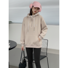 6299-2 мокко жіноча спортивна кофта (змійка, з капюшоном, 5 од., універсальний розмір норма: M-XL)